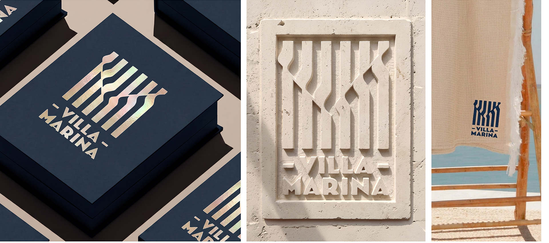 VILLA MARINA — Branding, Identité visuelle — Atelier Giffon - Ramatuelle