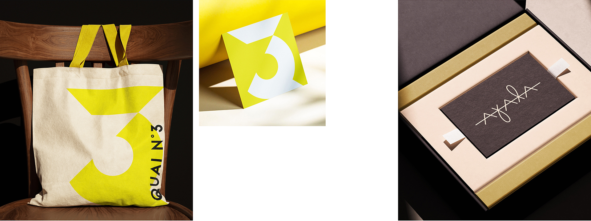 QUAI N°3 — Branding, Identité visuelle — Boutique - Concarneau ∙ AYALA | Bijouterie - Biarritz