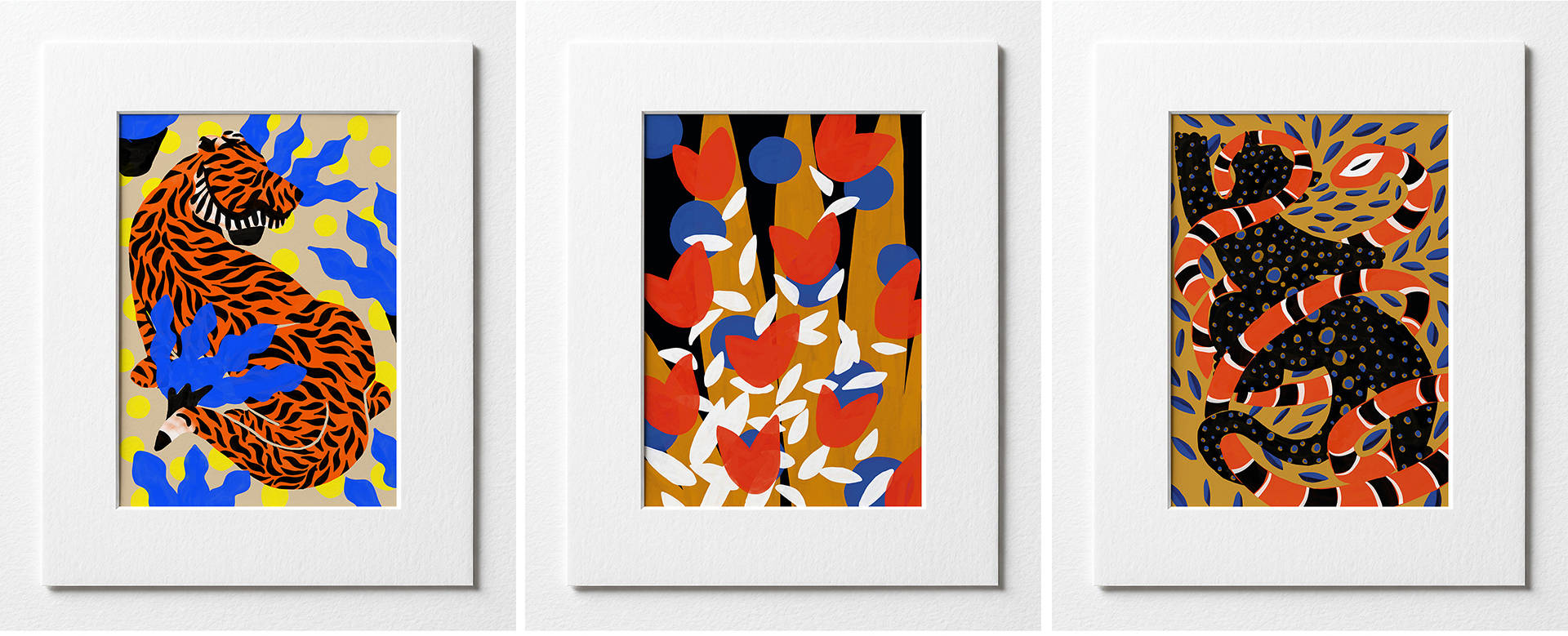 JUNGLE — Illustration, Série personnelle — Peinture numérique